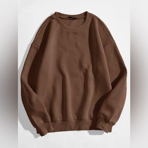 Solid Round Neck SweatShirt